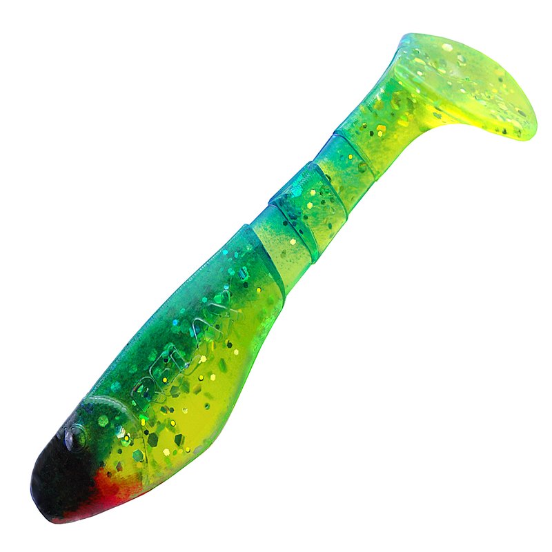 Kopyto 2" Gummifisch Shad Grün UV