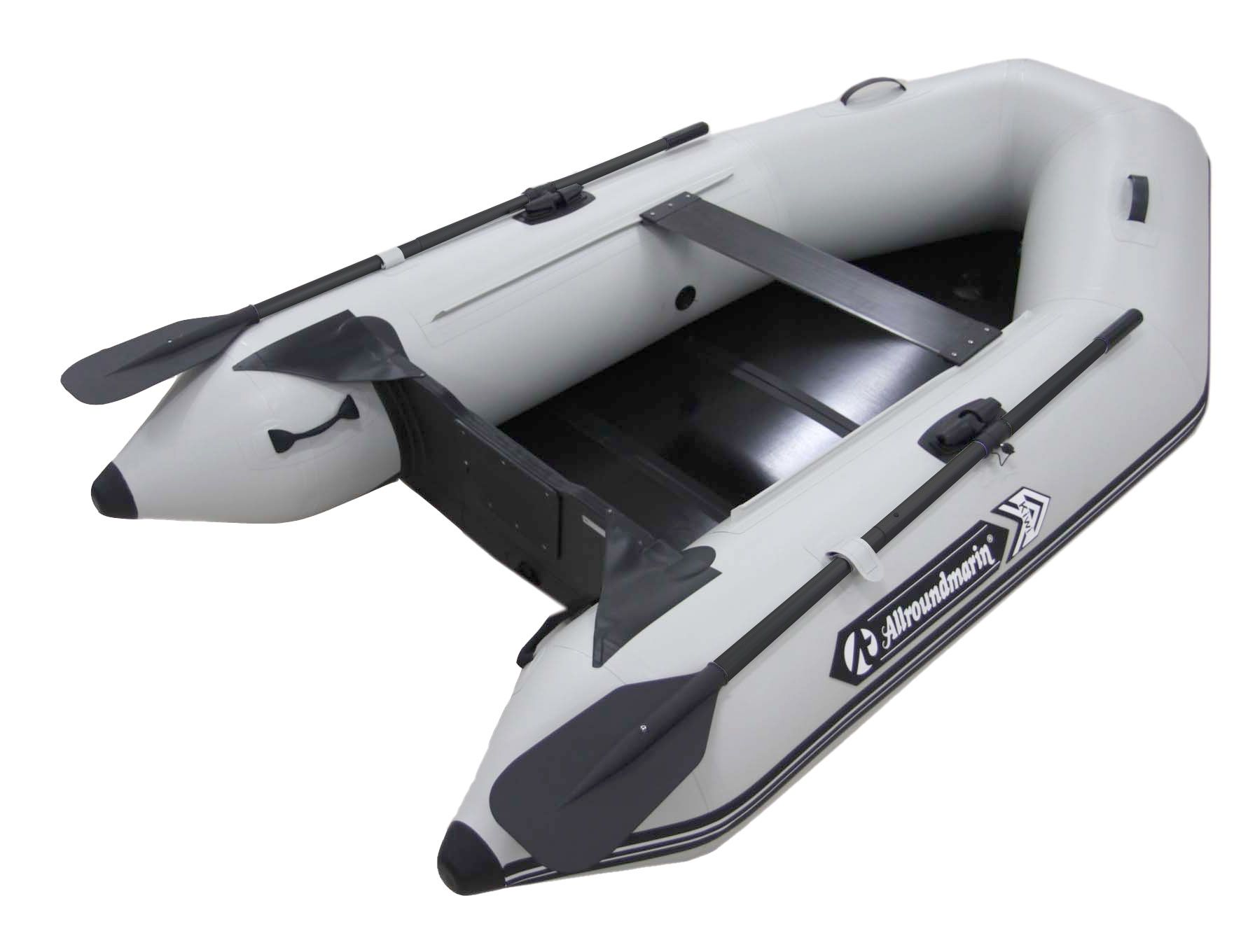 KIWI 260 Allroundmarin Schlauchboot Hellgrau Angel Freizeit Aufblasbar
