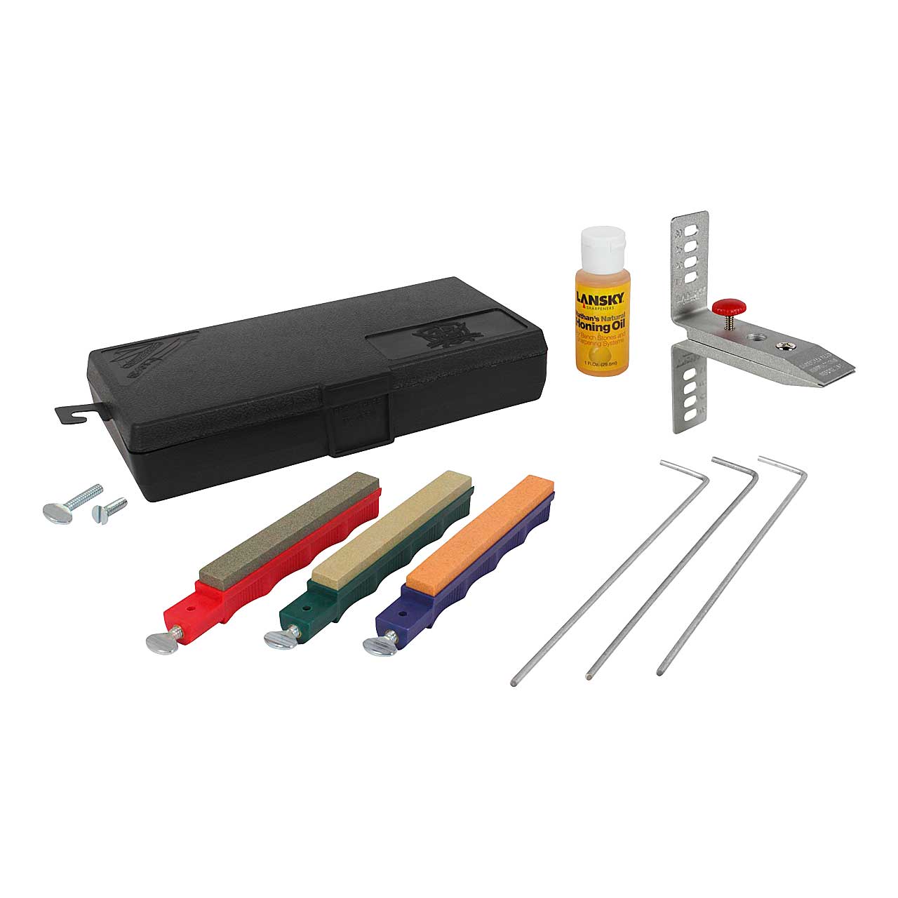 Lansky Messer Schärfer 3er Allround Set Abziehsteine