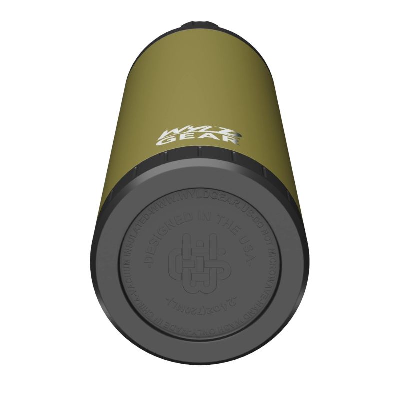 Wyld Gear Mag Bottle Trinkflasche Edelstahl 710ml 24OZ od Green