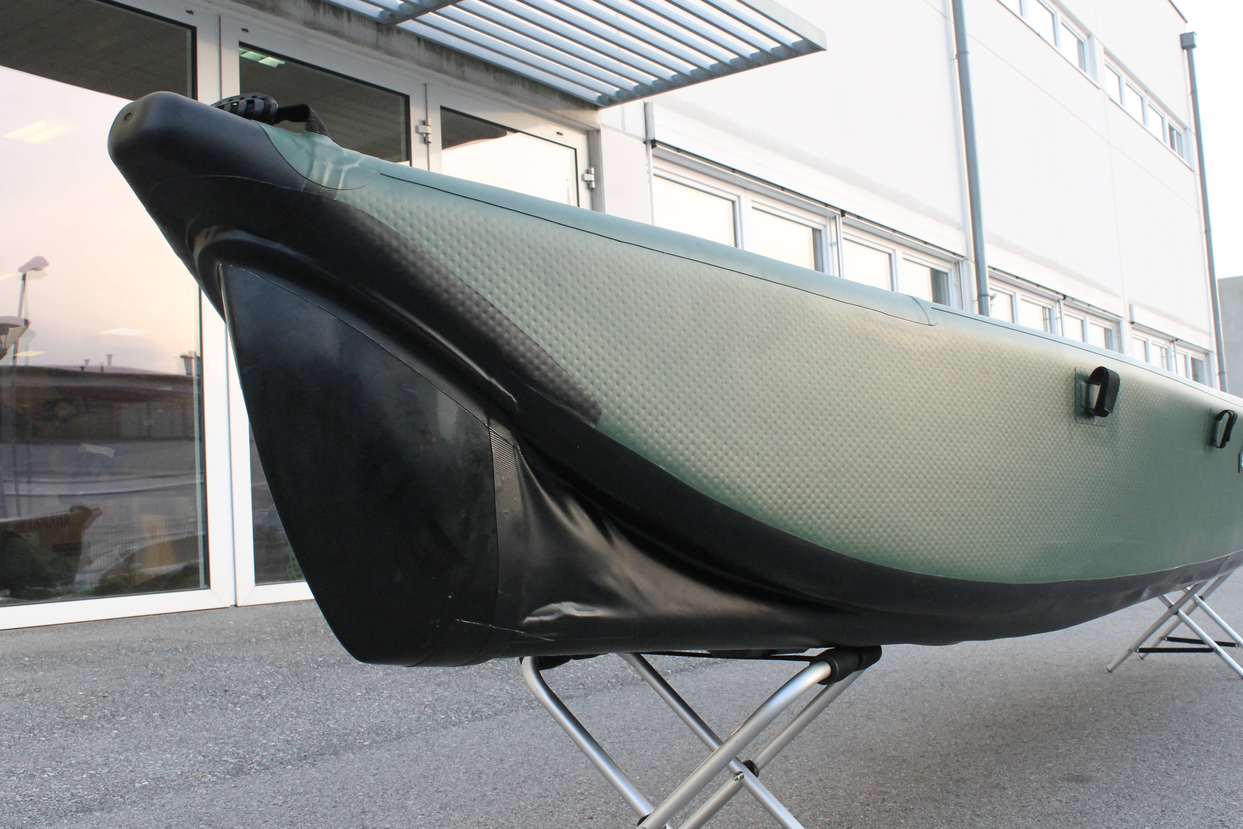 Allroundmarin Kanu Canadier Colorado Inflatable Hartluft 480cm 3 Personen SET grün