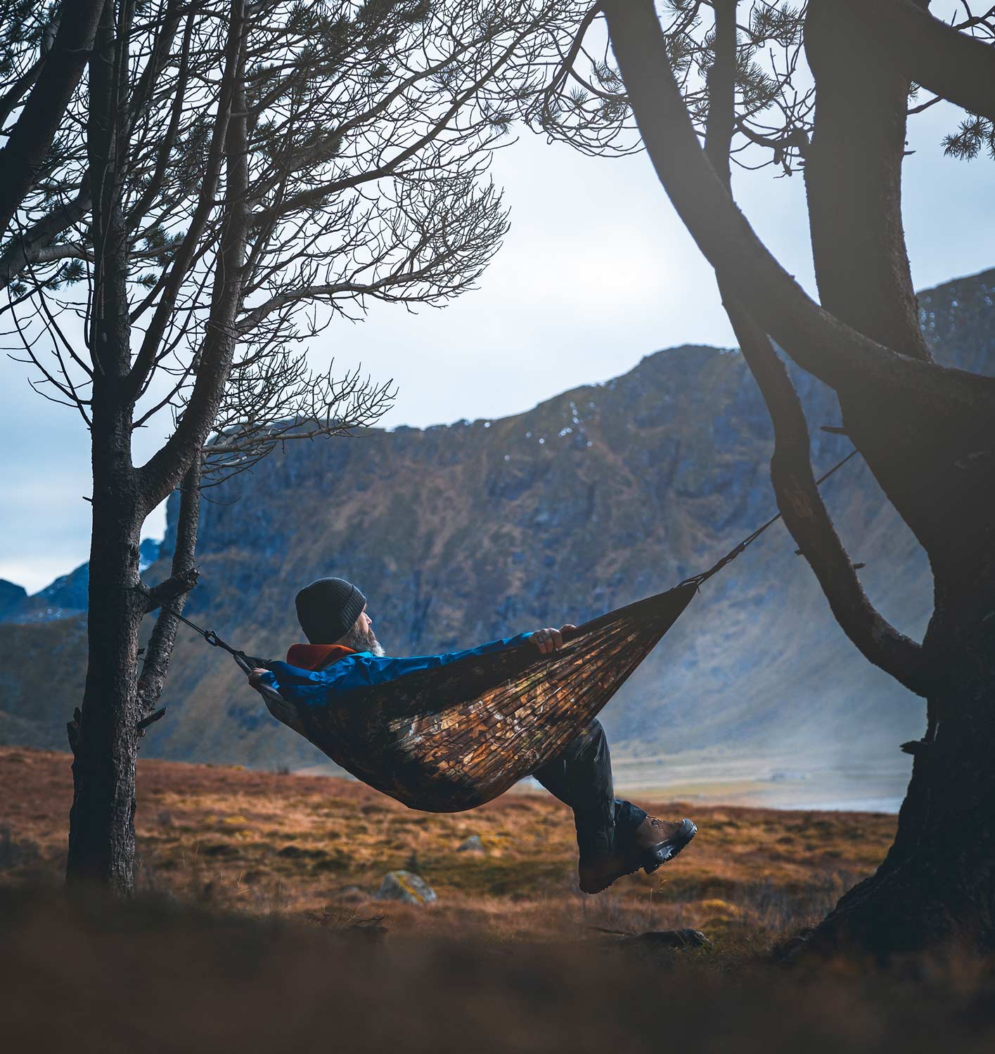 Die perfekte Hängematte für Angler und Backpacker Amazonas Moskito - Traveller Forest Design