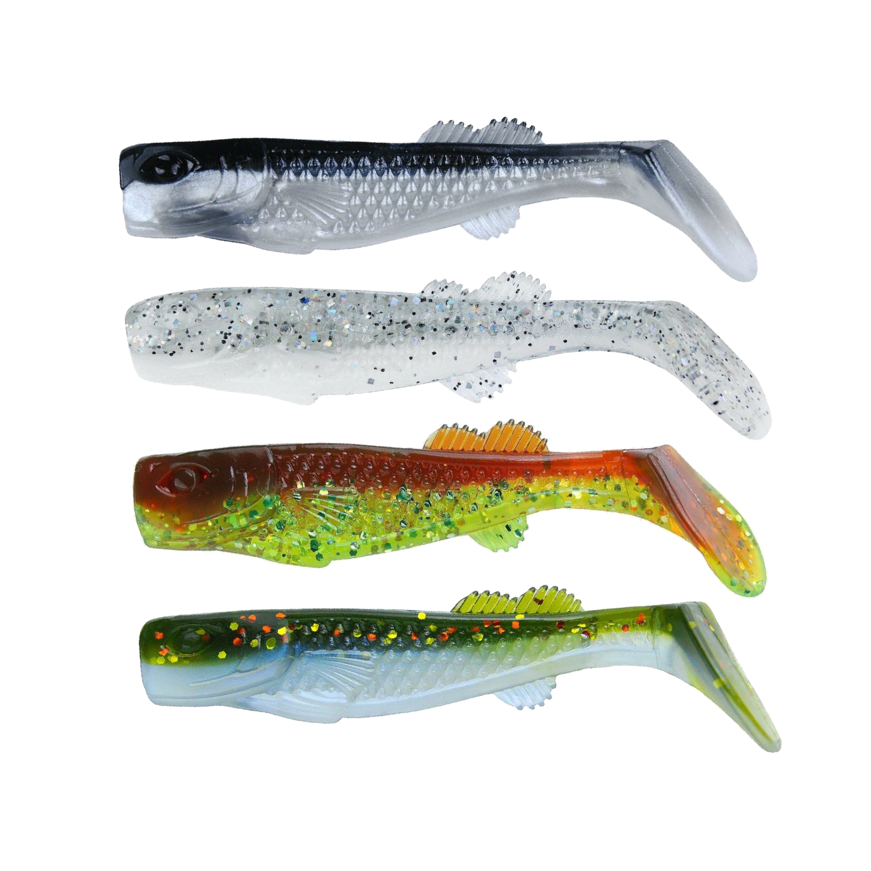 Relax Kalifornia 3" 7,5 cm 5 Stück Barsch Zander Gummiköder versch. Farben