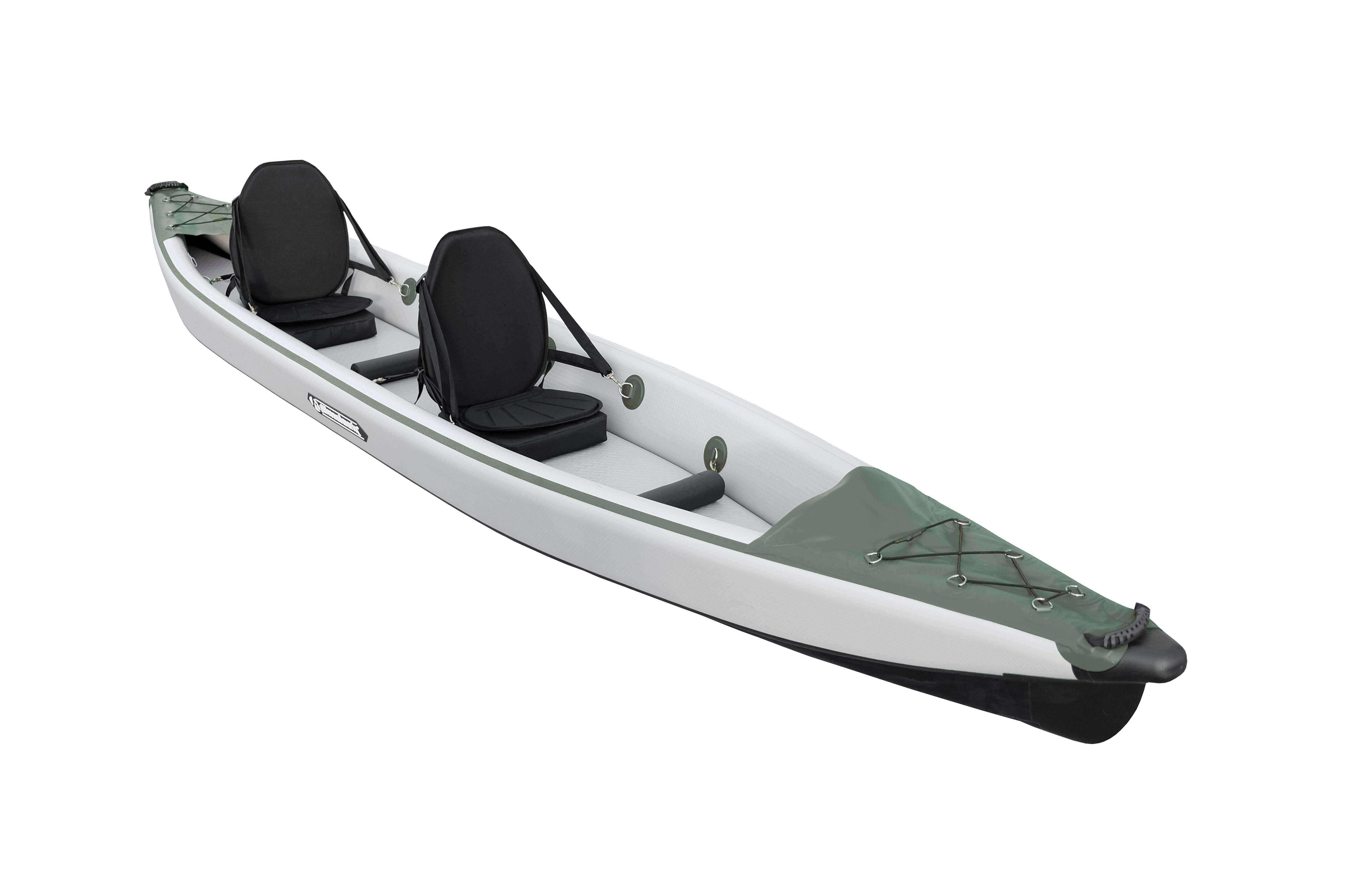 Allroundmarin Hartluft Doppel Kajak Force L 473cm grün rot gelb Aufblasbar