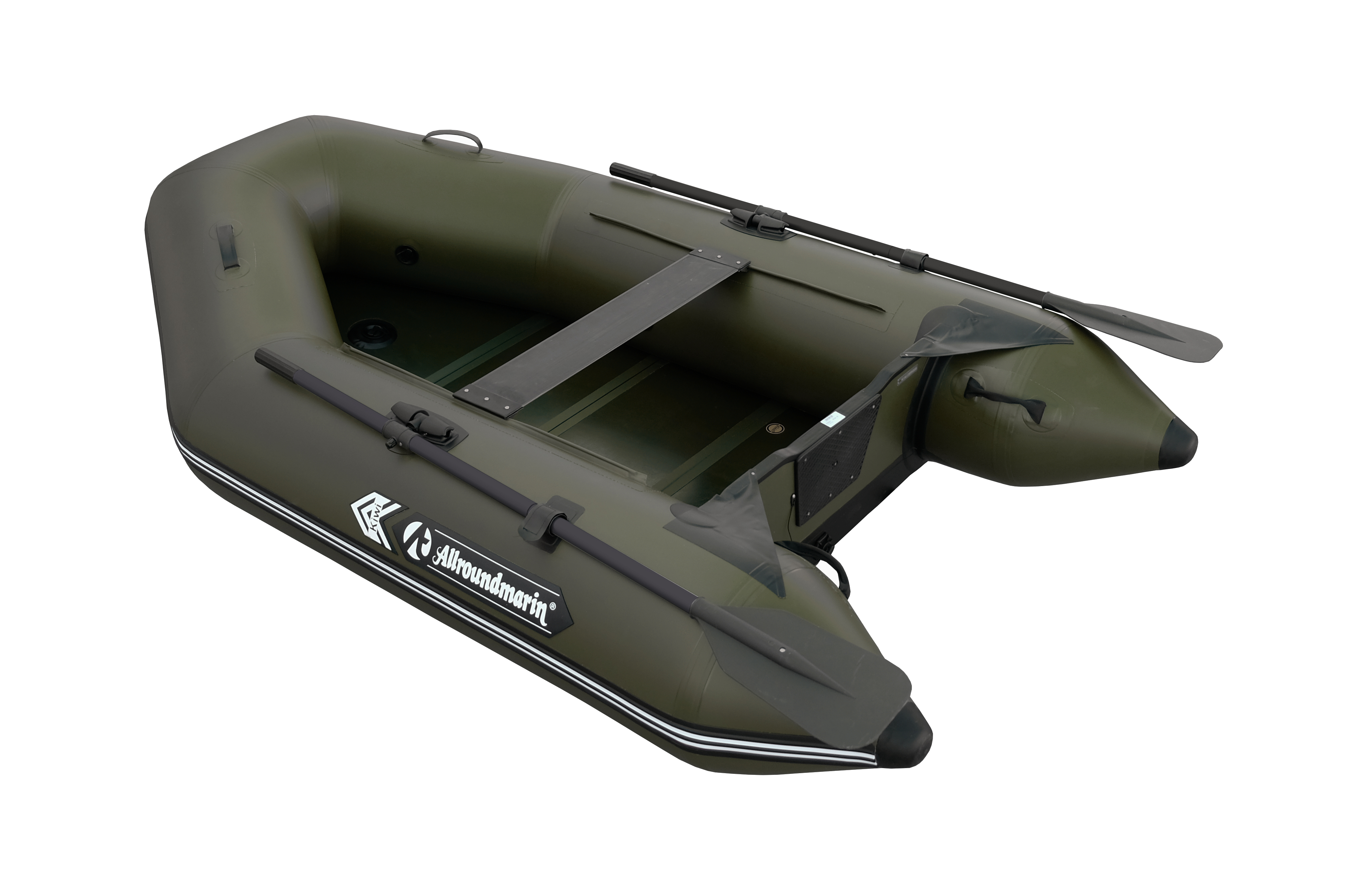 KIWI 260 Allroundmarin Schlauchboot Oliv Grün Angel Freizeit Aufblasbar