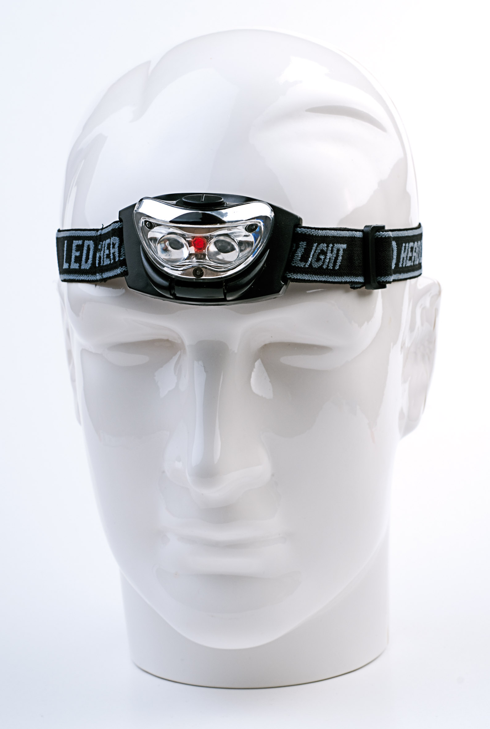 Behr Kopflampe 3 LEDs Rot weiss schaltbar