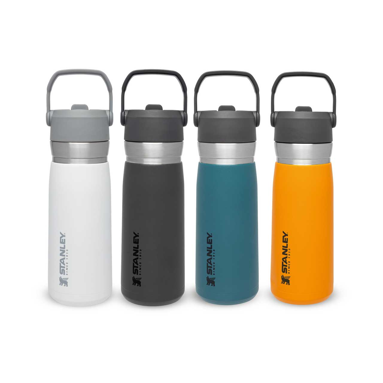 Stanley IceFlow Flip Straw Water Bottle 0.65l versch. Farben