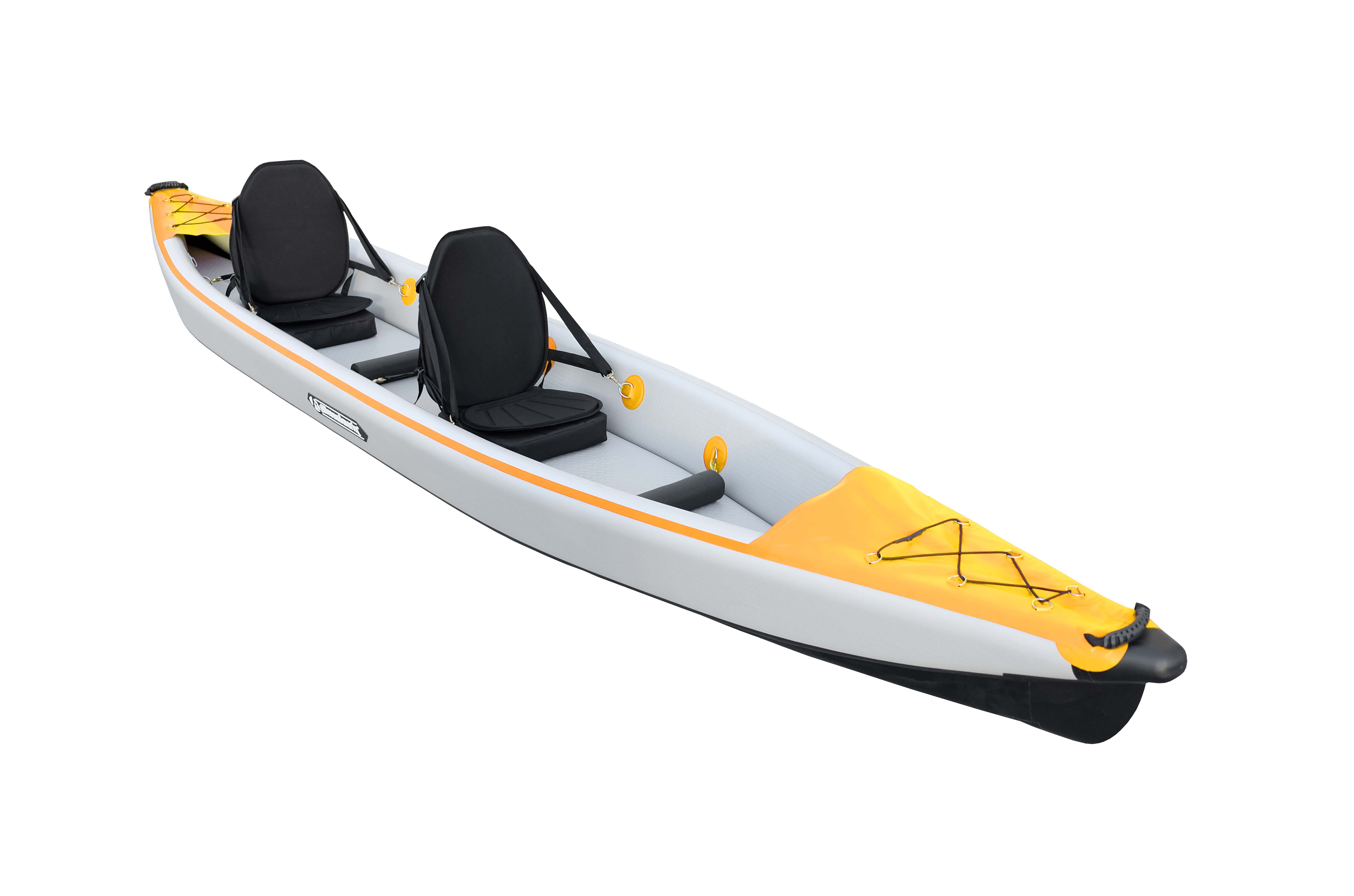 Allroundmarin Hartluft Doppel Kajak Force L 473cm grün rot gelb Aufblasbar