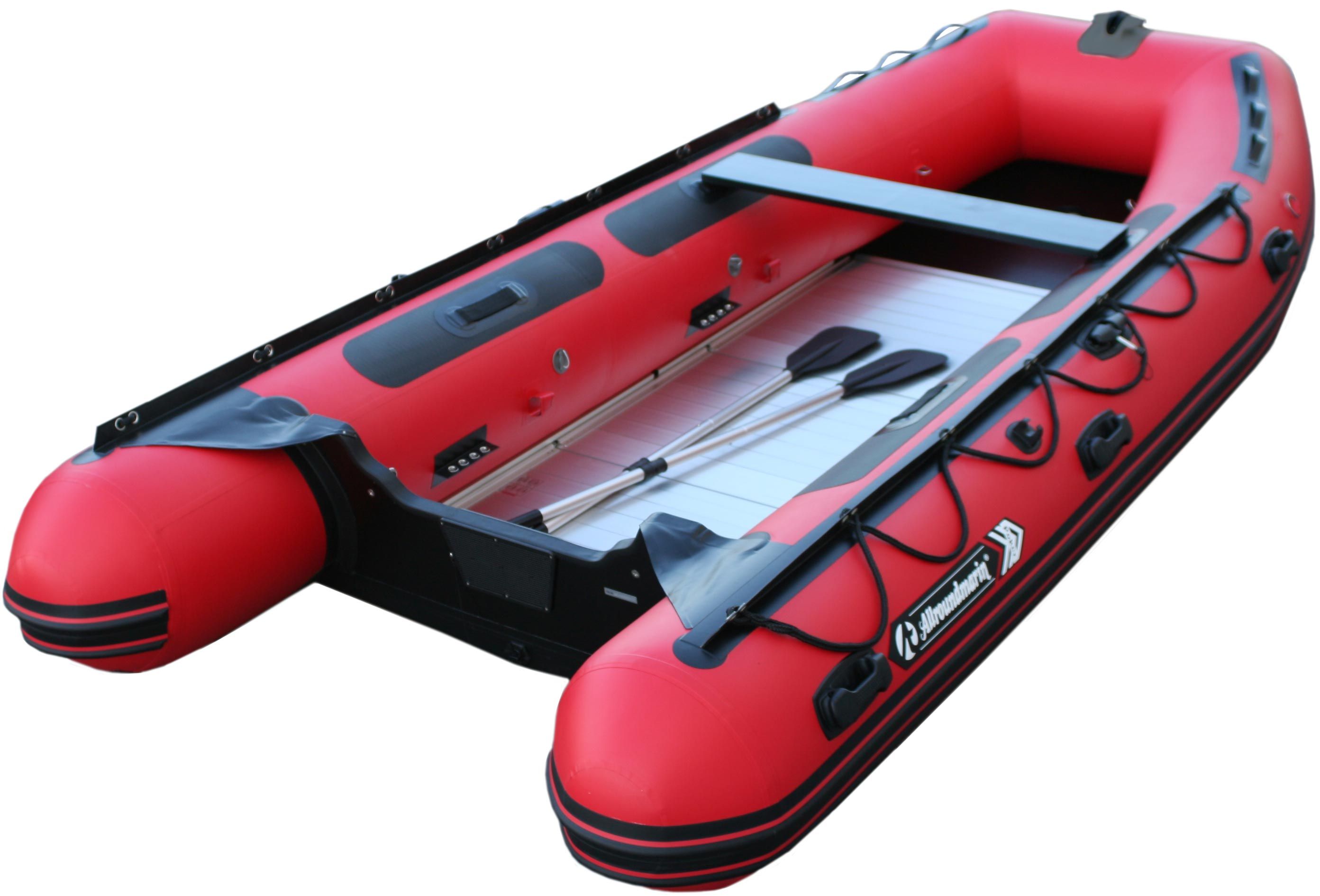 Allroundmarin Feuerwehr- Rettungs- DLRG Schlauchboot Poker 430 Rot