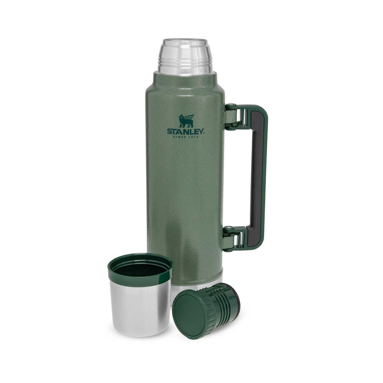 Stanley CLASSIC VAKUUM-FLASCHE 1,4 l Edelstahl Hammer Green