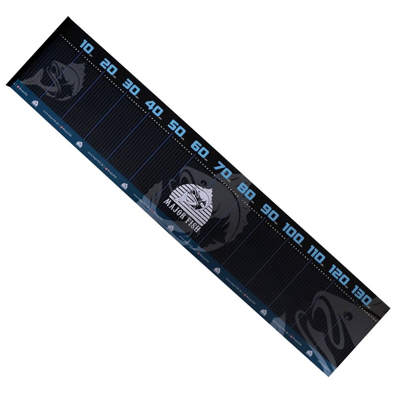 Major Fish Fisch Maßband XL Ruler 140 cm x 30 cm mit Anschlag