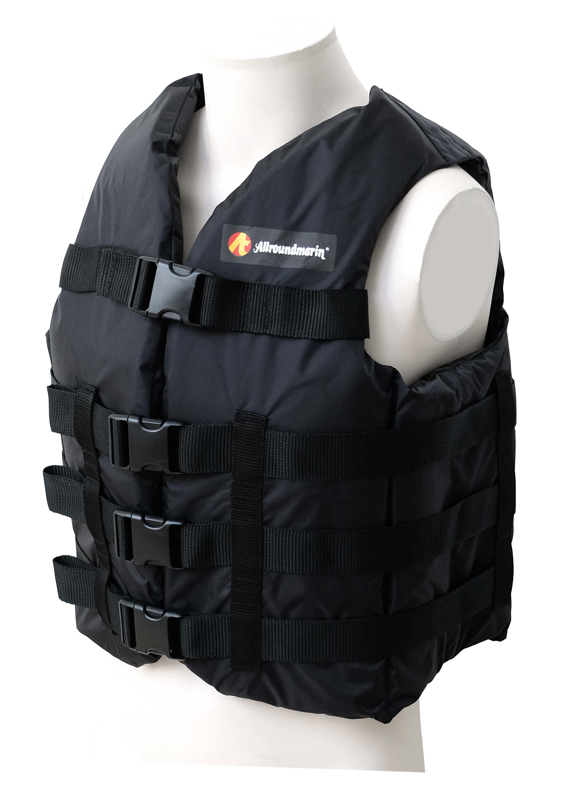 Schwimmweste Universal Allroundmarin Wasserski Kajak SUP schwarz