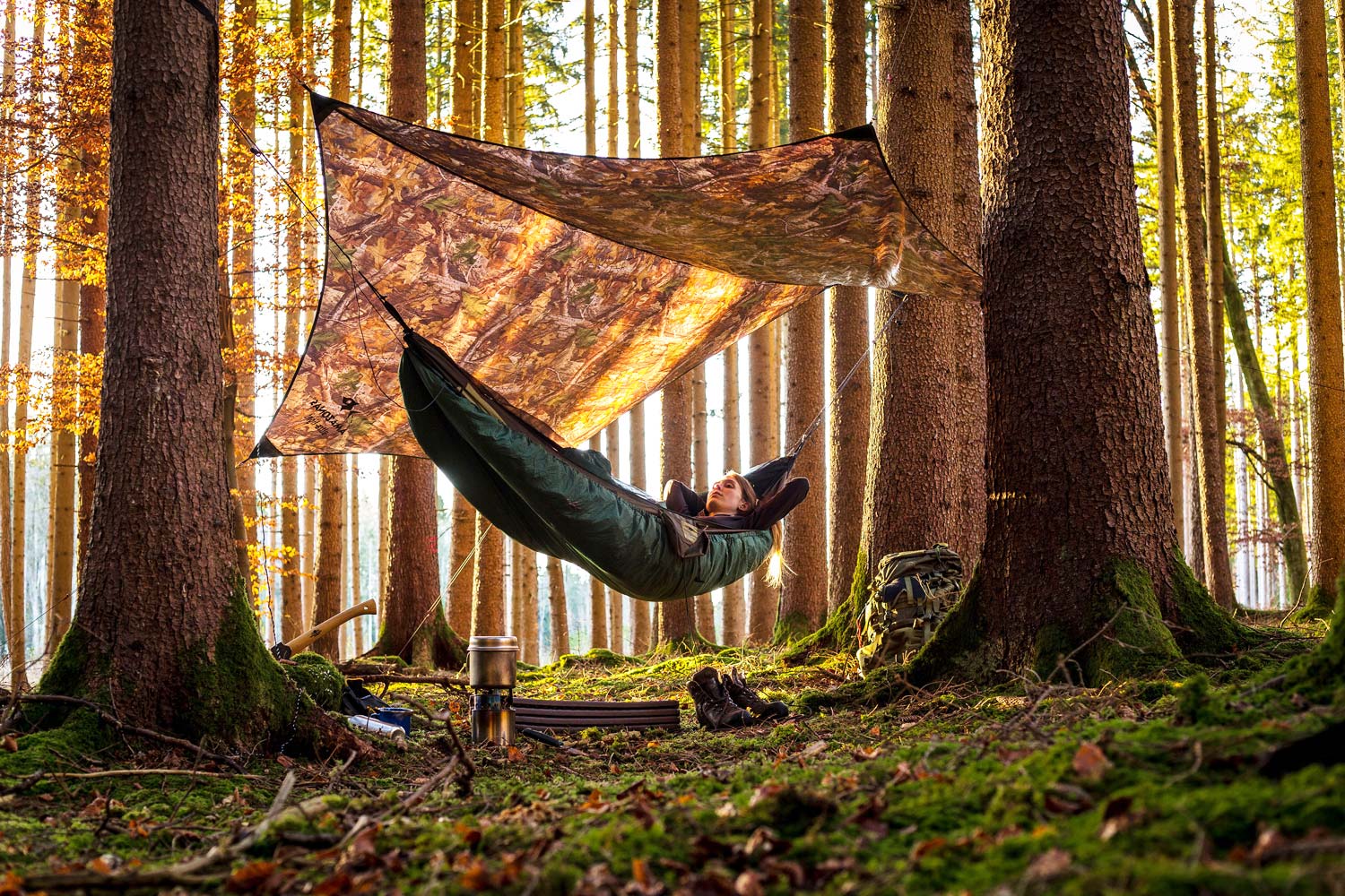 Amazonas Traveller TARP Forest Camouflage Design