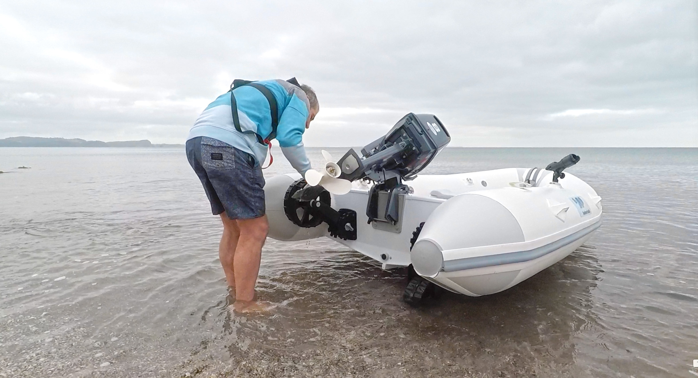 Railblaza C-Tug Kajak, Schlauchboot Slip Räder klappbar