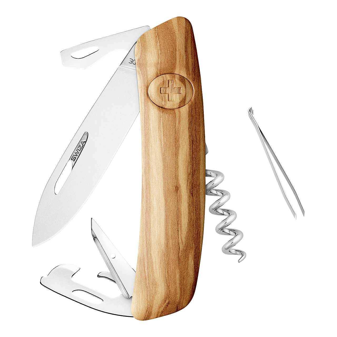 SWIZA - Schweizer Taschenmesser D03 Olivenholz Wood Collection