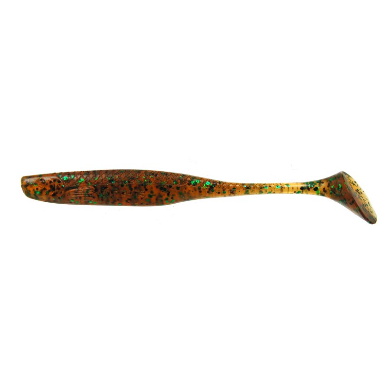 Lazy Shad Gummifish Zander Barsch 4" Motor Oil
